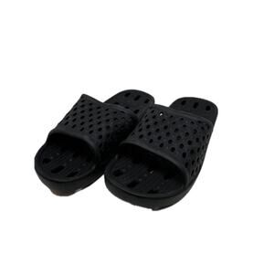 Black Shower Shoes Sandals/Slides Mens 13-14